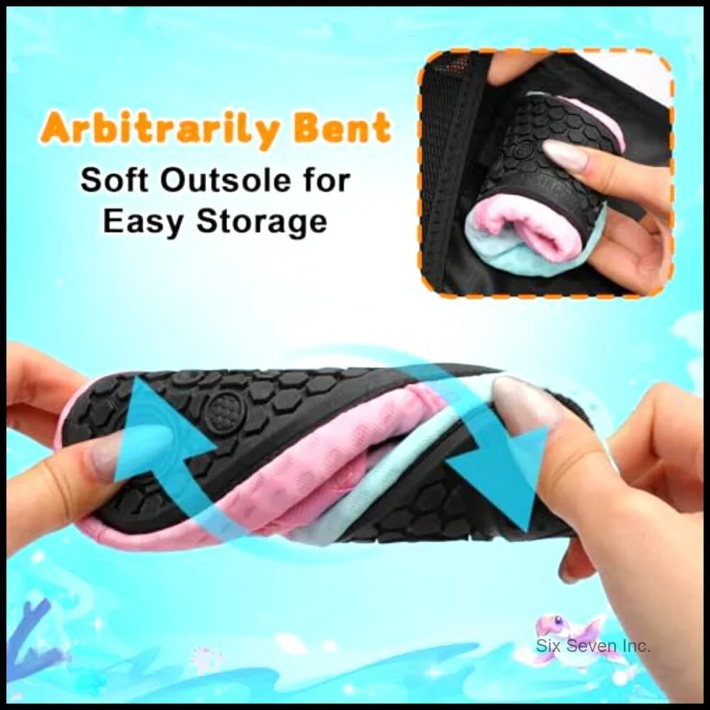 Quick Dry Water Shoes Breathable Athletic Toddler Beach Play Shoes Size 9